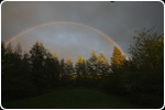 Full rainbow. St. Peters, Nova Scotia. June 2010